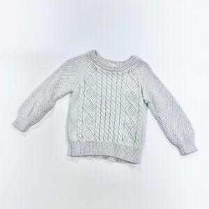 Jamie Kay off white cable knit cotton sweater 3